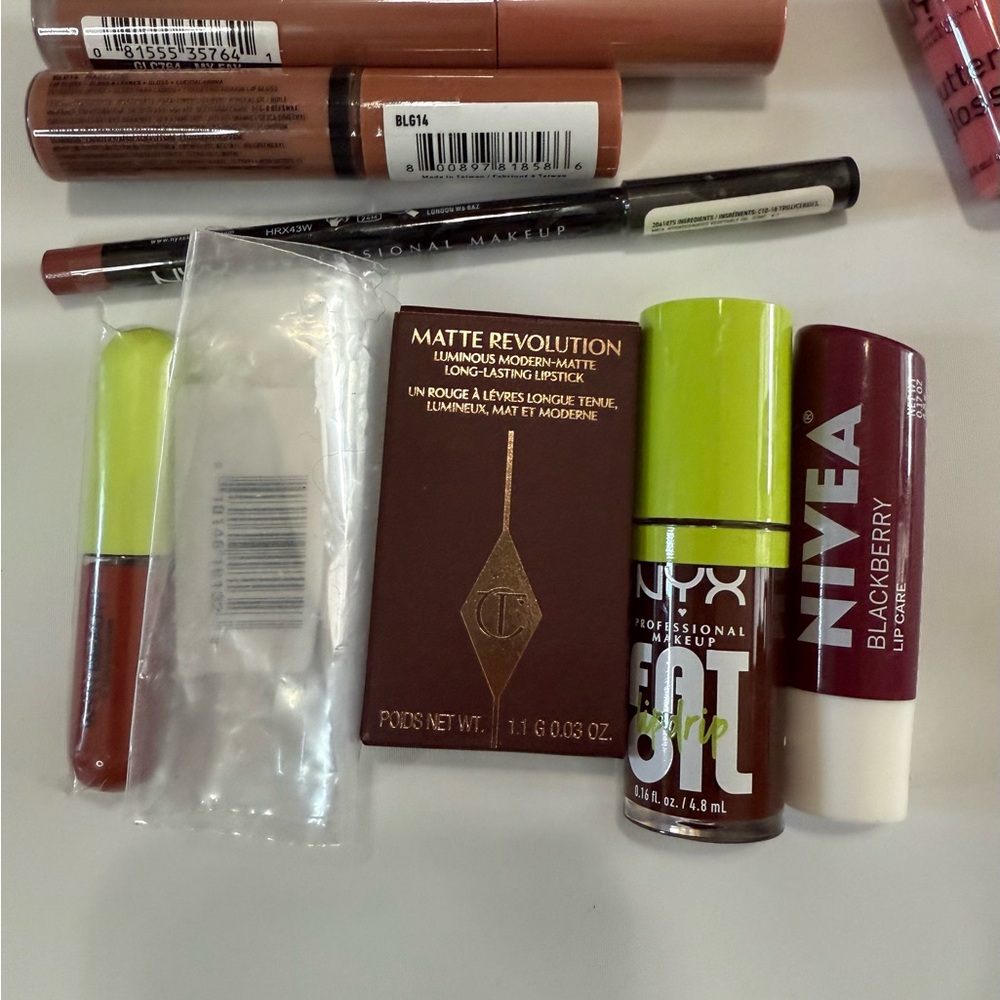 Buxom NWT Full-On Plumping Liquid Lipstick Matte - PinK LIP Bundle - Picture 2 of 5